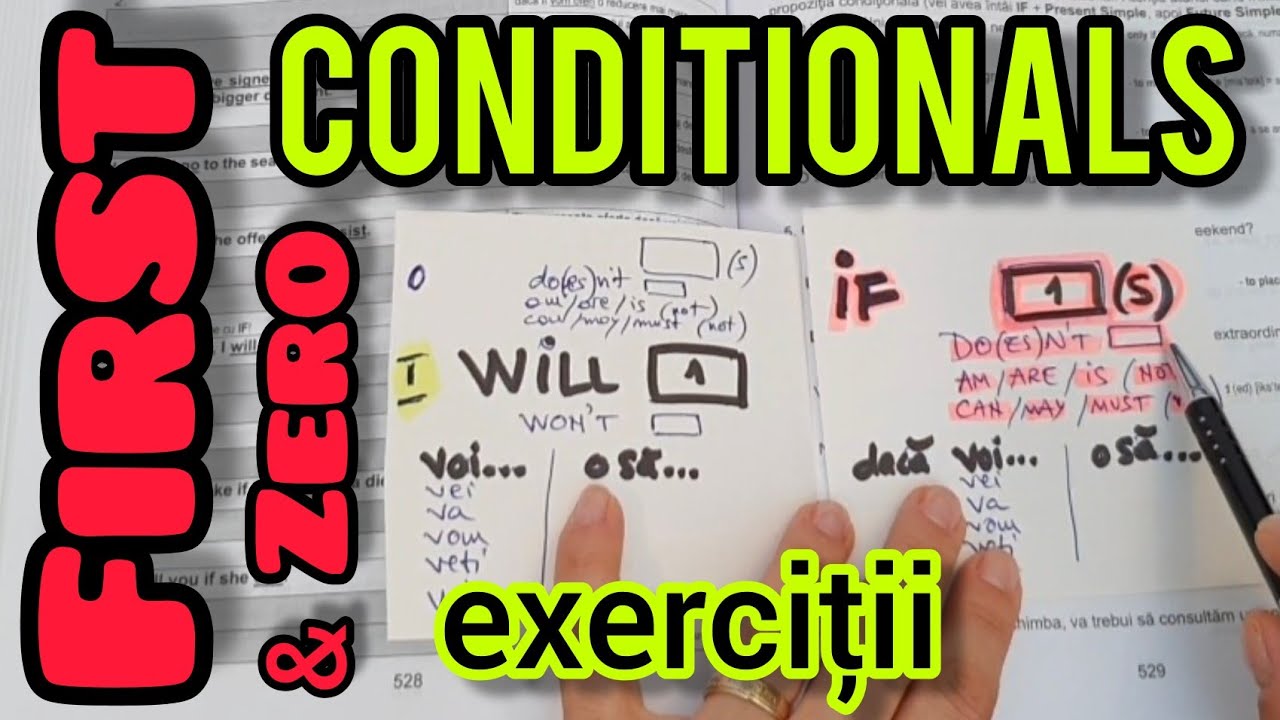 Lecţia # 259 – ZERO & FIRST Conditionals 🦖: multe exerciţii 📒✍️, ca să fii beton 💪🎓