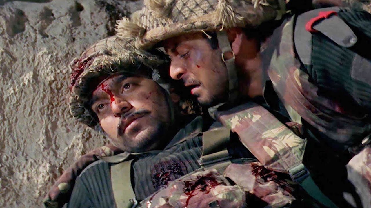 मनोज बाजपेयी - आशुतोष राणा ज़बरदस्त बॉलीवुड सीन - संजय दत्त - LOC Kargil Movie