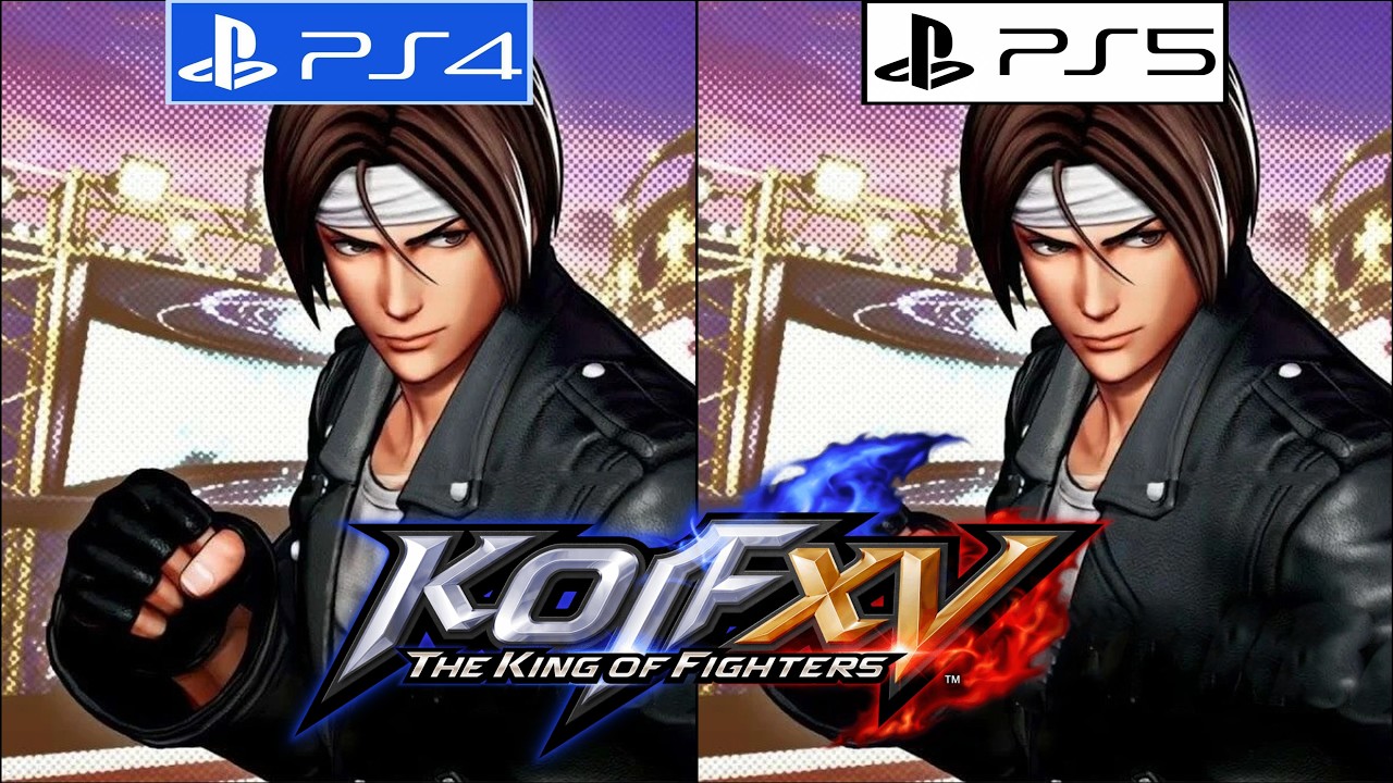 The King of Fighters XV PS4 vs PS5 - Graphics Comparison - Framerate - Loading Times - 4k