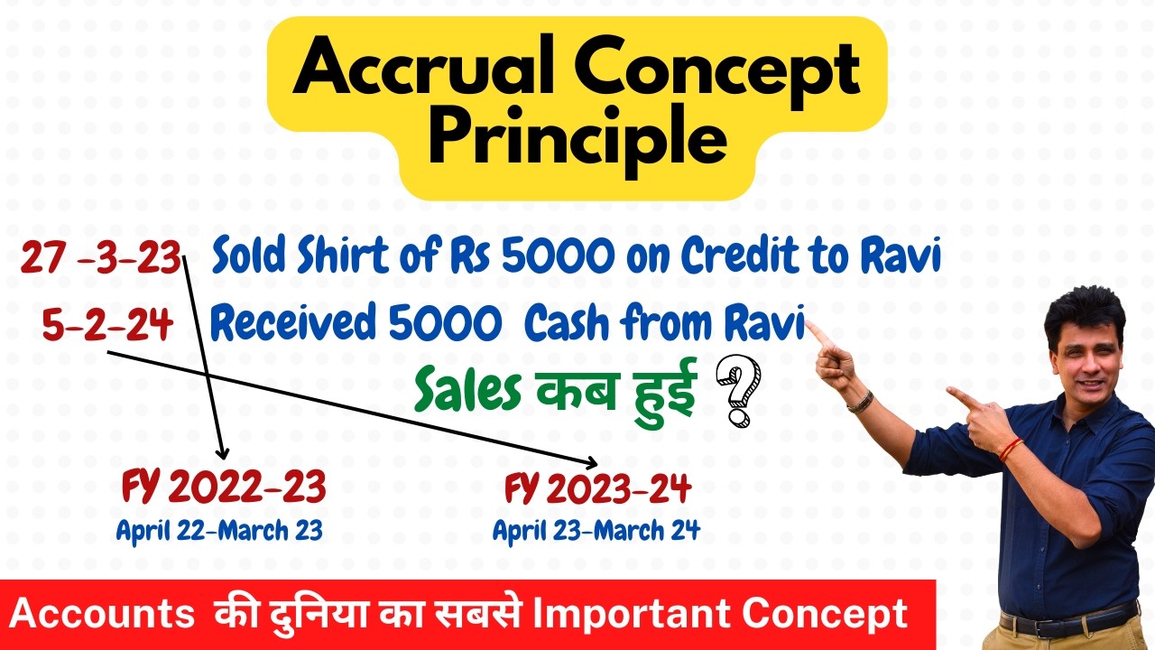 Accrual Concept  क्यों इतना Important&nbsp;है | Accounting Concept Explained