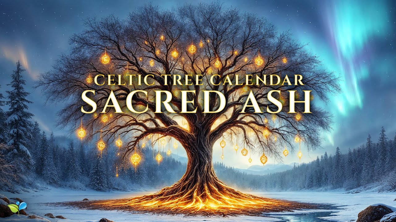 Священное дерево друидов, ясень 🌳, кельтский календарь деревьев 432 Гц, целительная музыка.