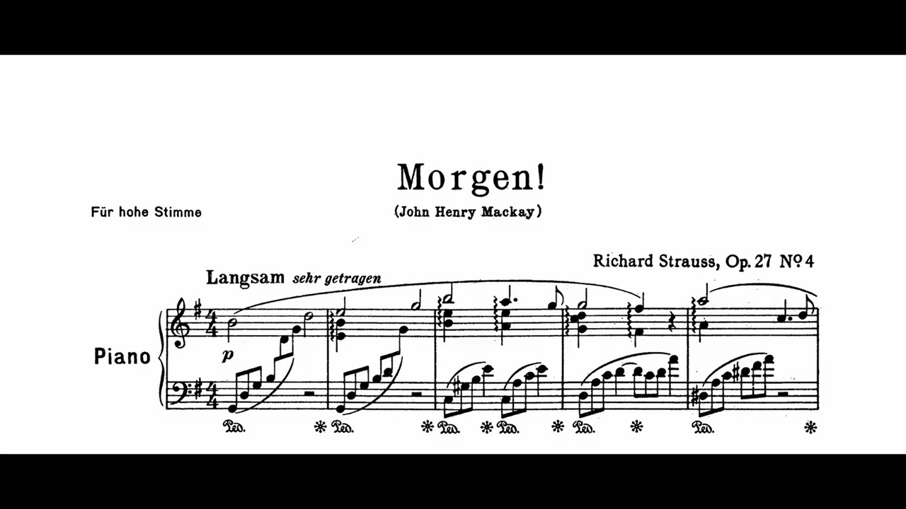 Richard Strauss - Vier Lieder op. 27 [Reupload]