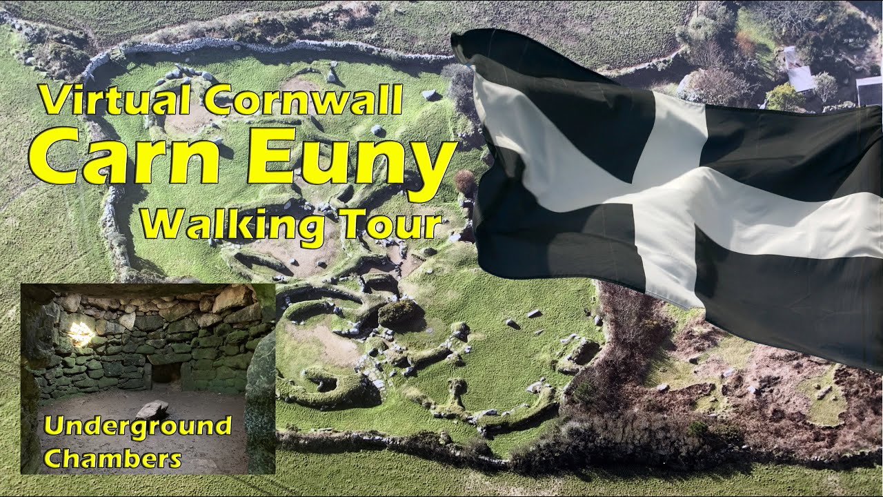 Carn Euny ancient site in Cornwall - walking tour
