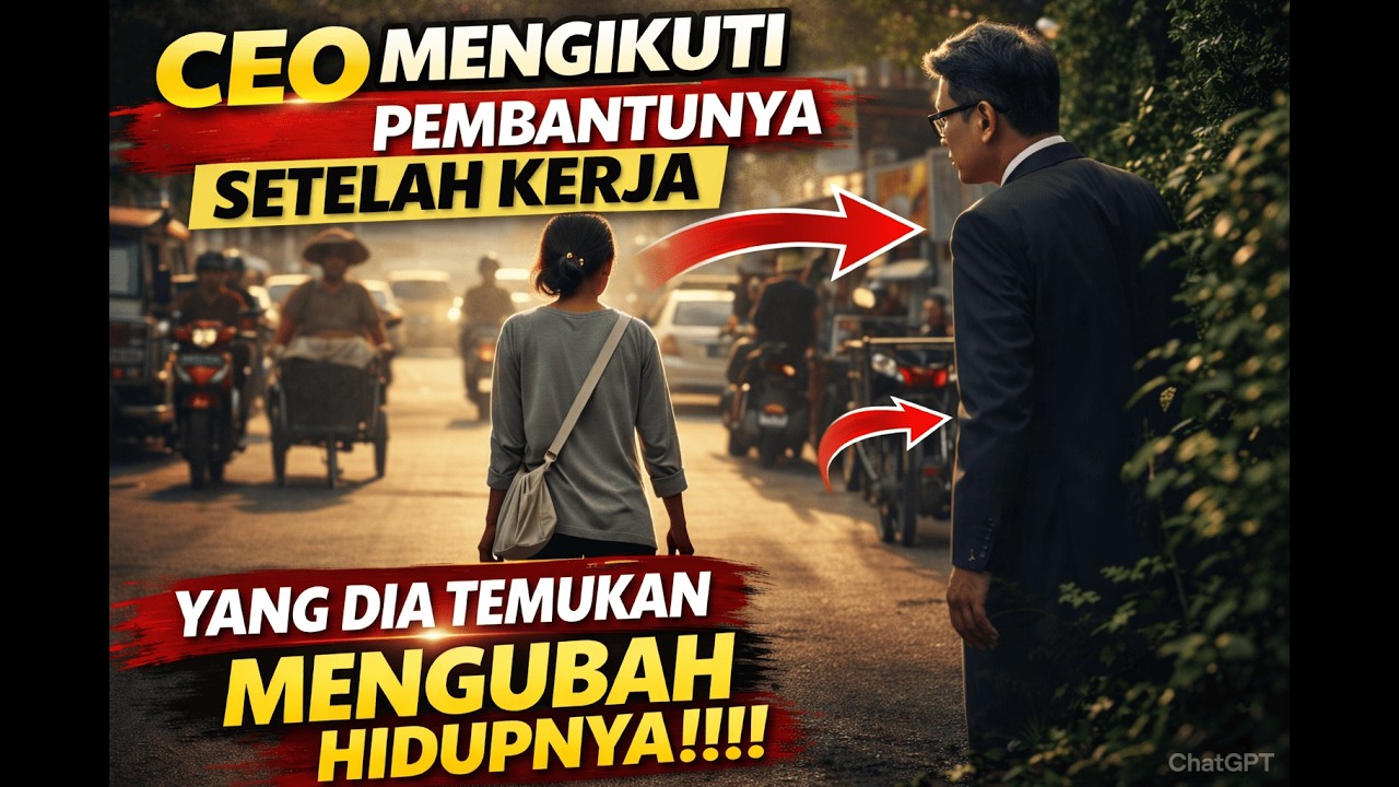 MILIARDER MENGIKUTI PEMBANTUNYA SETELAH KERJA, YANG DIA TEMUKAN MENGUBAH HIDUPNYA!!!!!