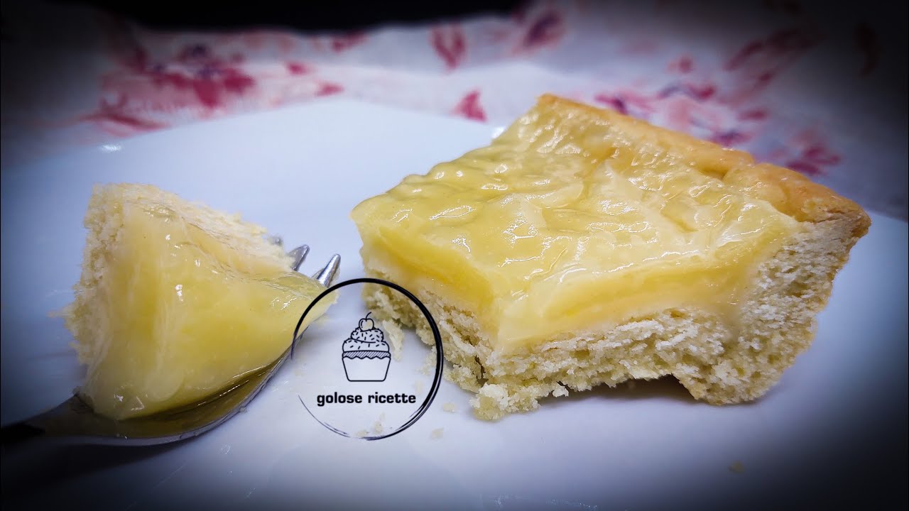 crostata morbida con crema di limone