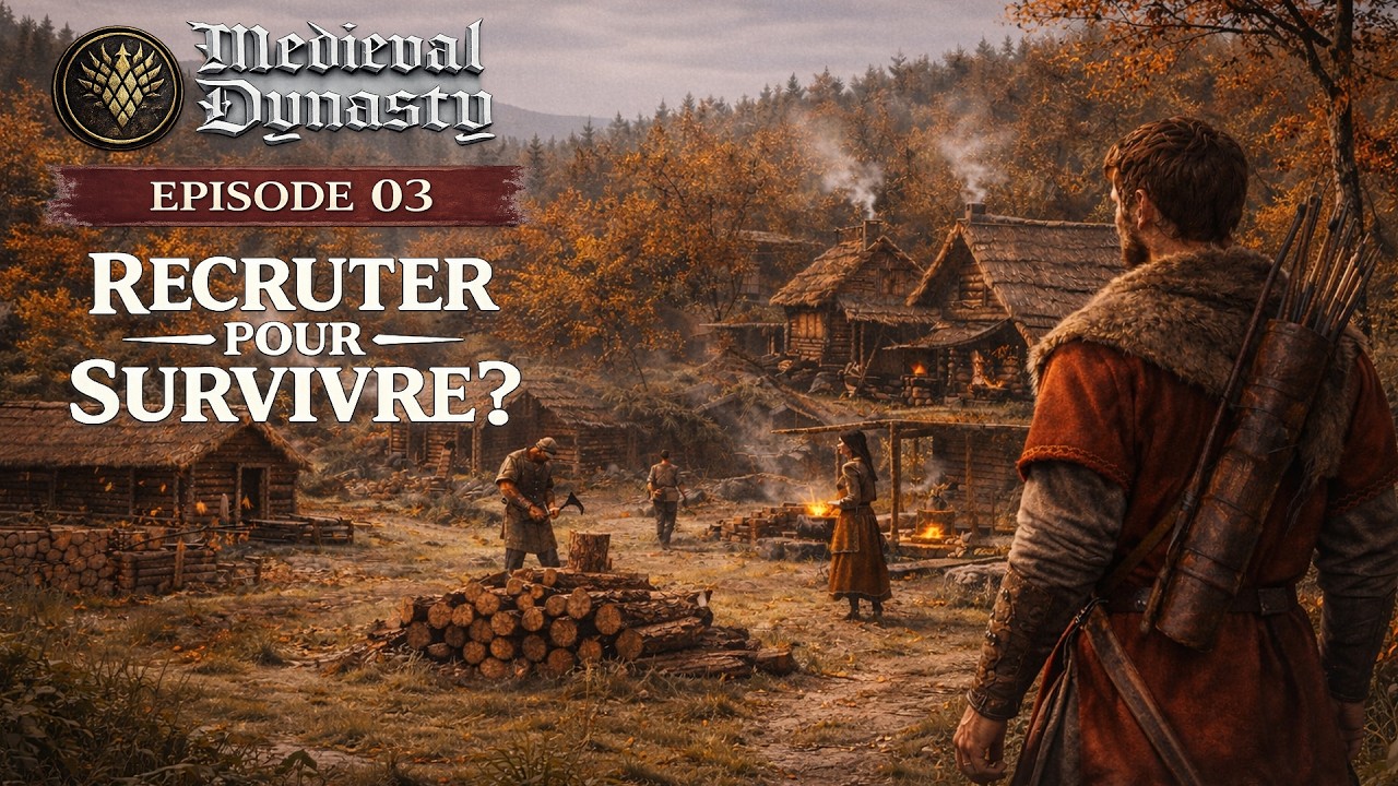 MEDIEVAL DYNASTY #03 | Recruter pour Survivre - L'Hiver Arrive !