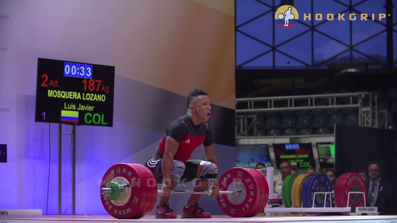 Luis Mosquera (69, COL) - 151kg Snatch & 187kg Clean and Jerk