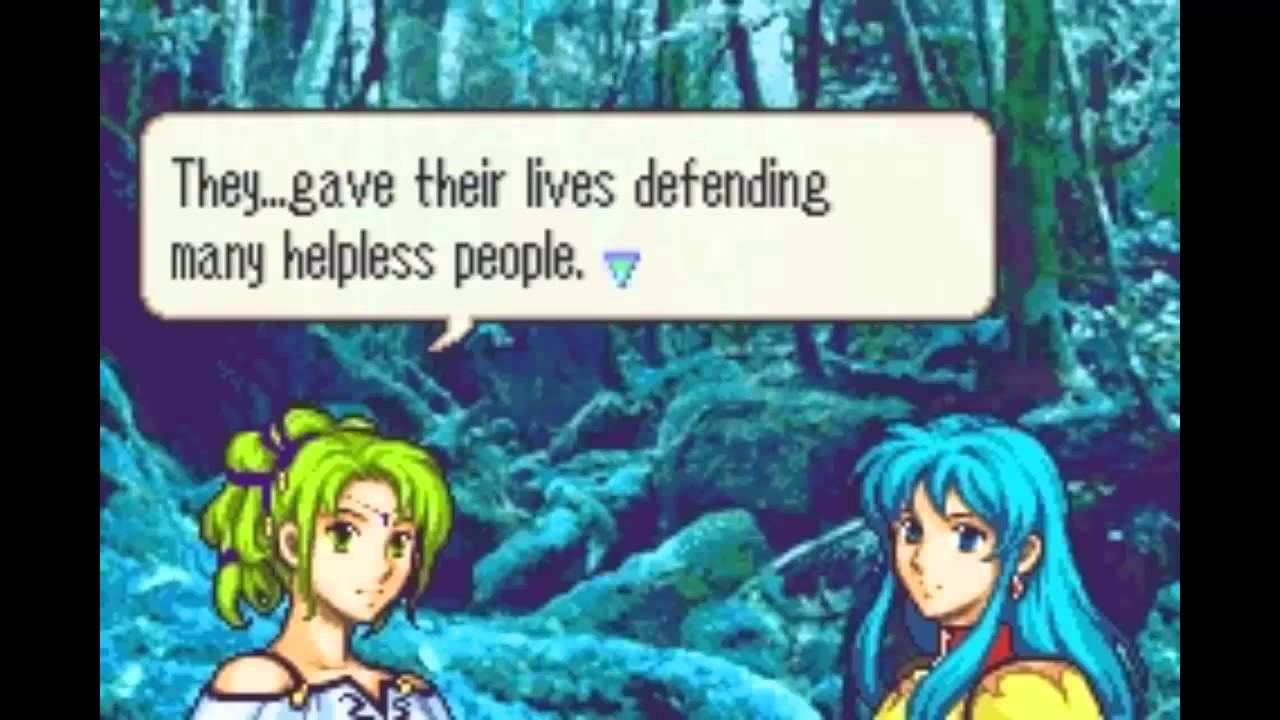Fire Emblem: The Sacred Stones - Eirika & L'Arachel Support