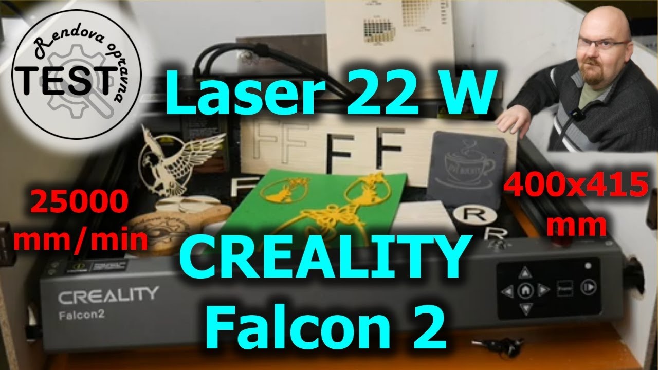 Creality Falcon 2, co opravdu dovede ? 