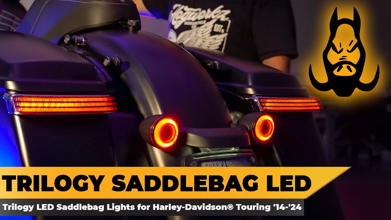 HOGWORKZ&reg; Trilogy&trade; LED Saddlebag Lights for Harley&reg; Touring '14-'24