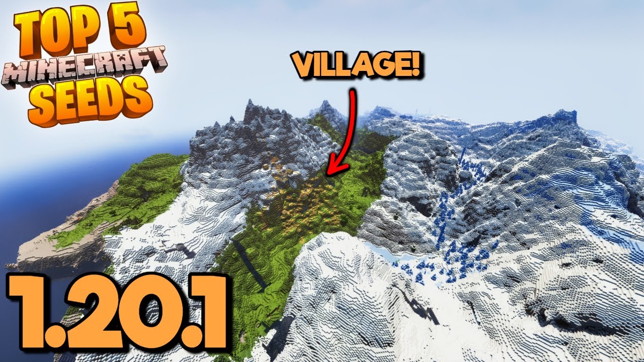 Top 5 AWESOME SEEDS for Minecraft 1.20.1! (Best Minecraft Trails & Tales Seeds Java & Bedrock)