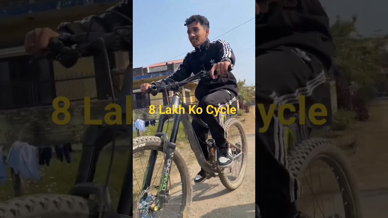First Time 8 Lakh Ko Cycle Chaleyo🚲❤️#Aayushfamily#subscribe#goviral#comment#shortvideo #share#like