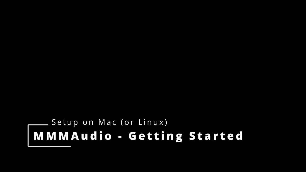 MMMAudio - Getting Started