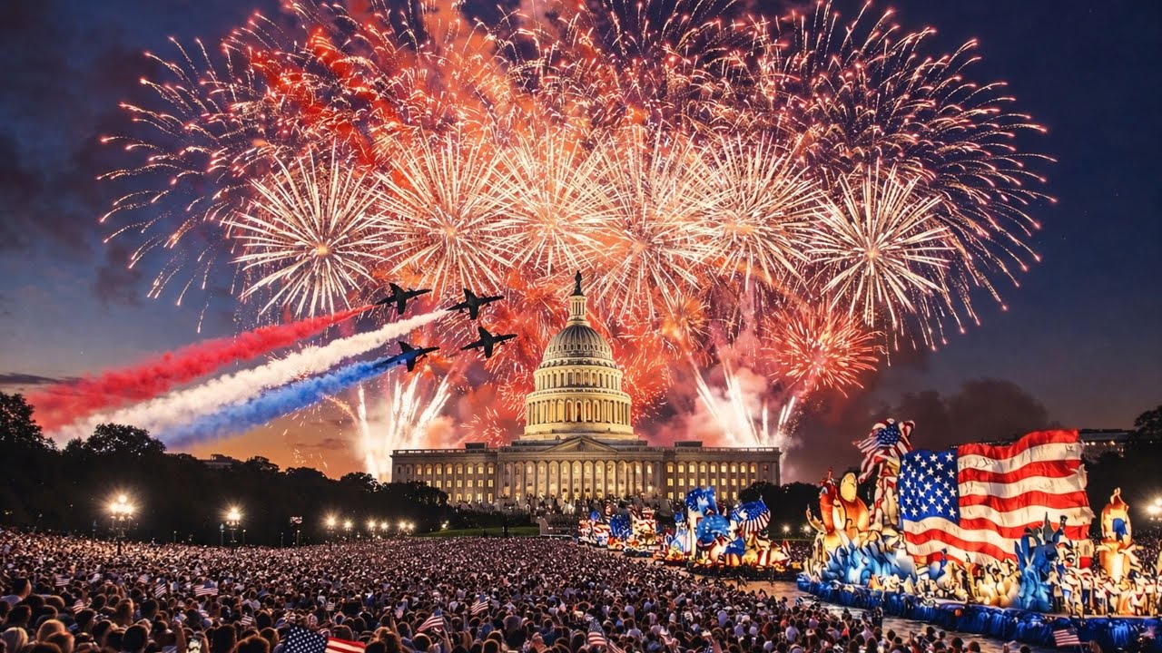 God Bless America 2026! Largest Patriotic Event on Earth. USA 🇺🇸✈️🎆