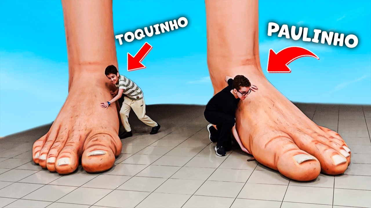 MUSEU das ILUSÕES: O GIGANTE com CHULÉ (SURPRESA E DIVERSÃO GARANTIDA!)