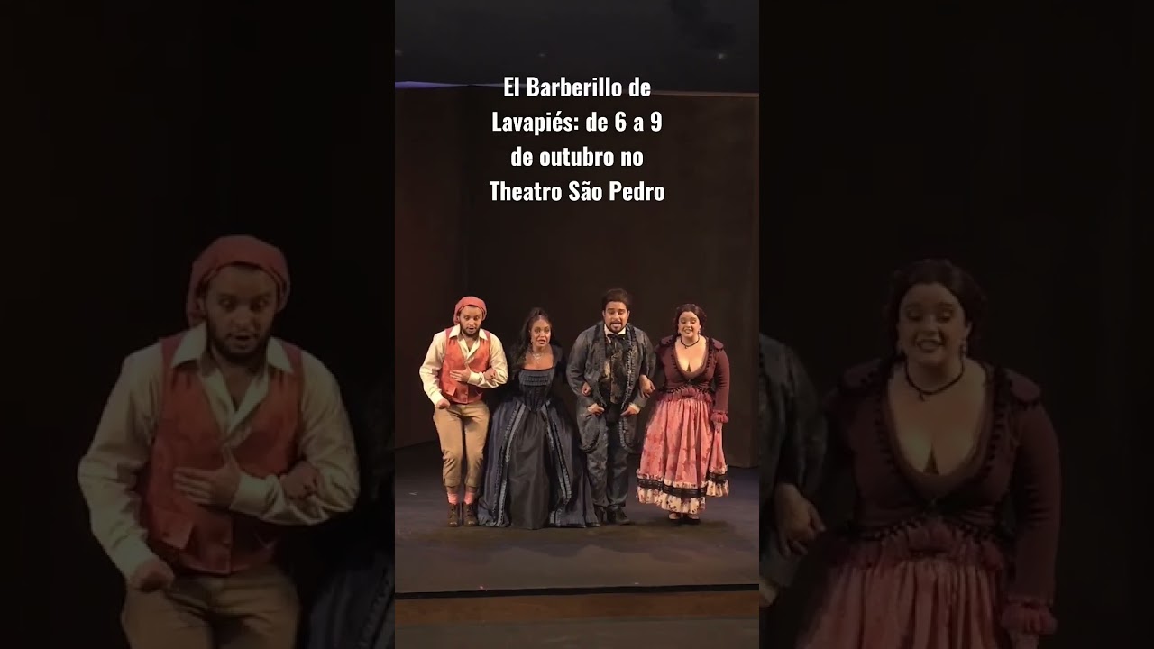 T&aacute; chegando a estreia de uma zarzuela in&eacute;dita! El Barberillo de Lavapi&eacute;s, de 6 a 9 de outubro. Vem?