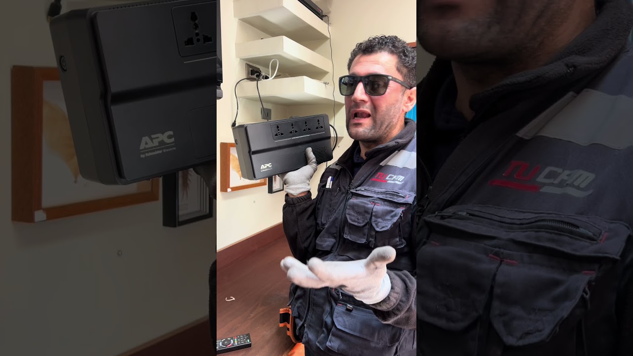 UPS APC #camarasdeseguridad #cctv cambio de bater&iacute;a APC