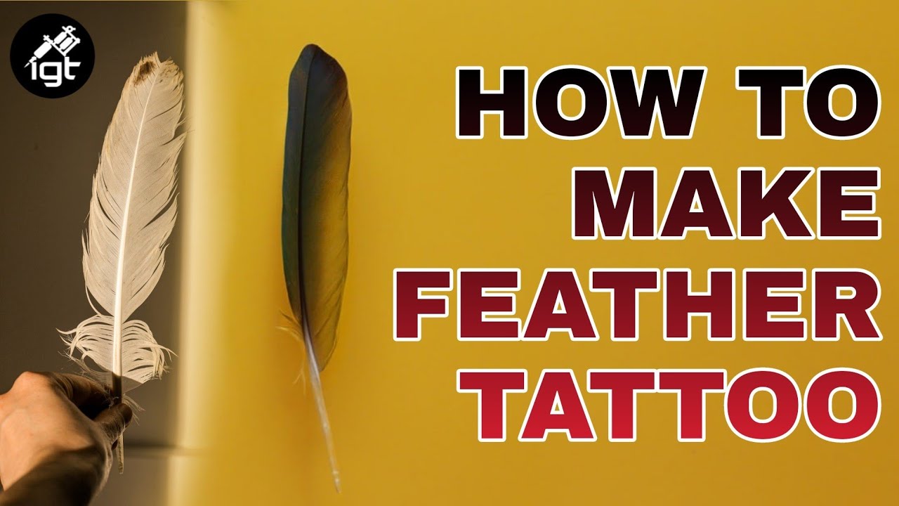 feather tattoo | feather with birds | Maya Tattooist