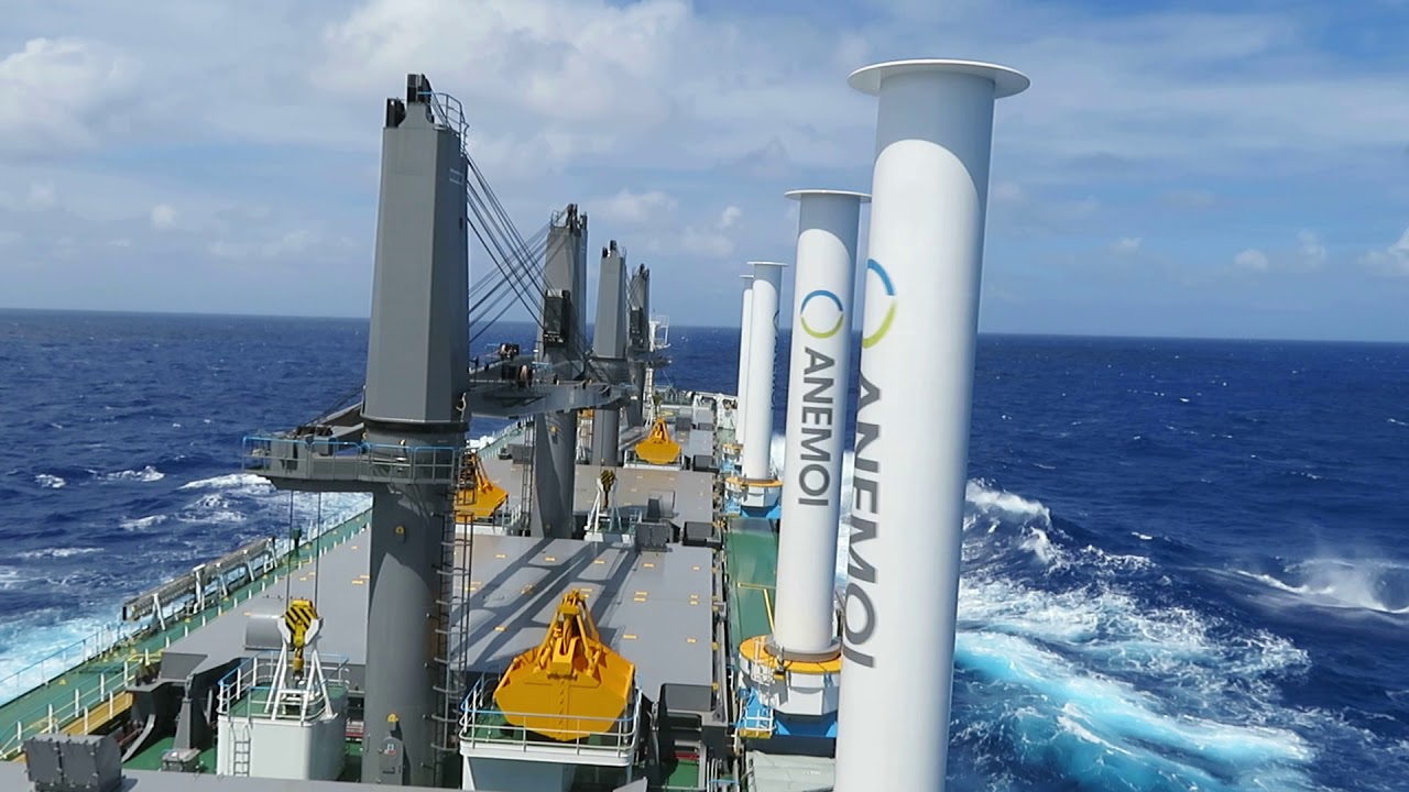 Anemoi Rotor Sails - m/v Afros Sailing