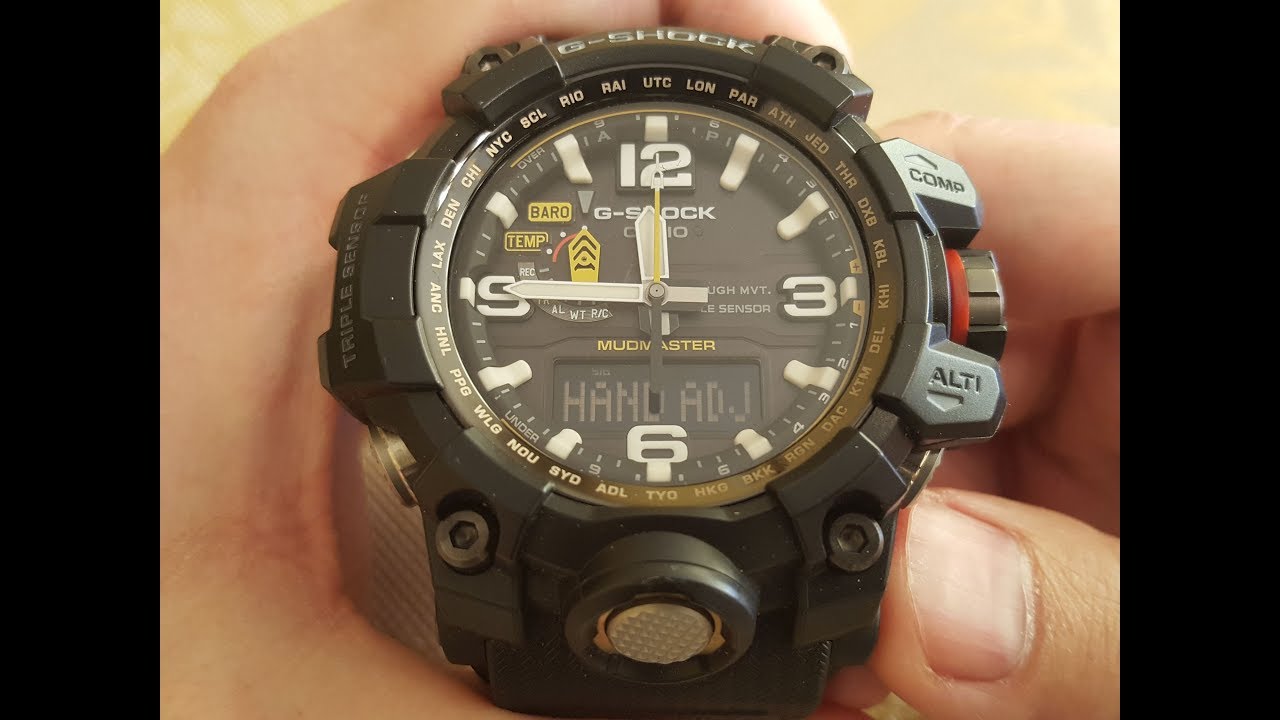 Casio G-Shock GWG-1000 Mudmaster - korekta położenia początkowego wskazówek [PL]