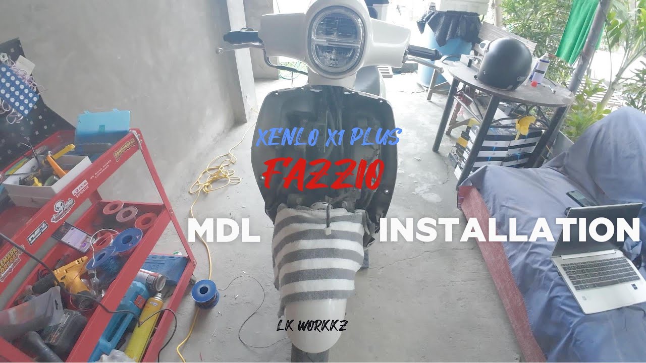 Yamaha Fazzio MDL Installation | Xenlo X1 Plus | Thank you Sir LK Workz! #yamahafazzio  #mctaxirider