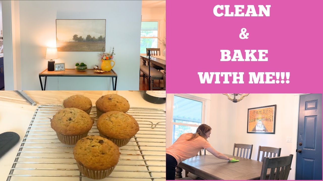 CLEAN AND DECORATE WITH ME! BAKING INSPO HOMEMAKING INSPO 2024