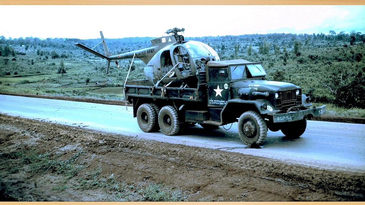 Vietnam War on the Road in the Central Highlands 1968 and 1969