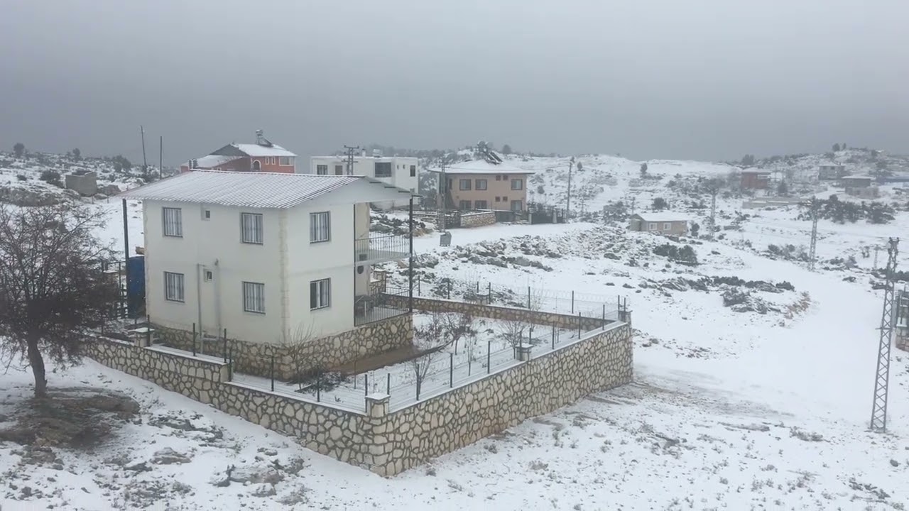 gözneye kar yağdı