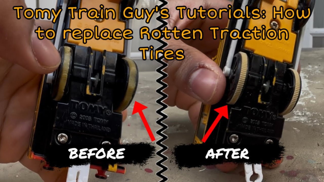 Tomy Train Guy’s Tutorials: How to replace Rotten Traction Tires