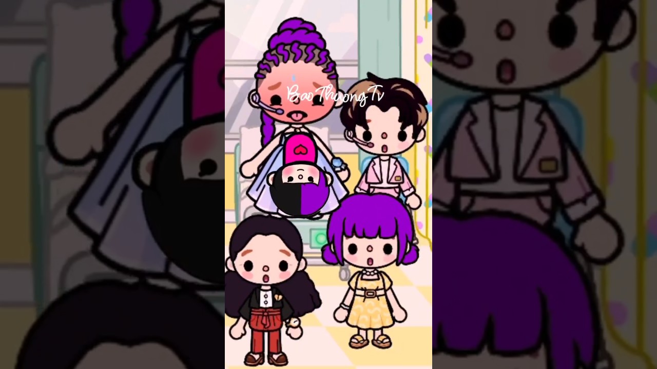 Rumi's family and Jinu's family Love Story🖤😘🖤Part2#tocaboca #tocalifeworld #tocastory #shorts
