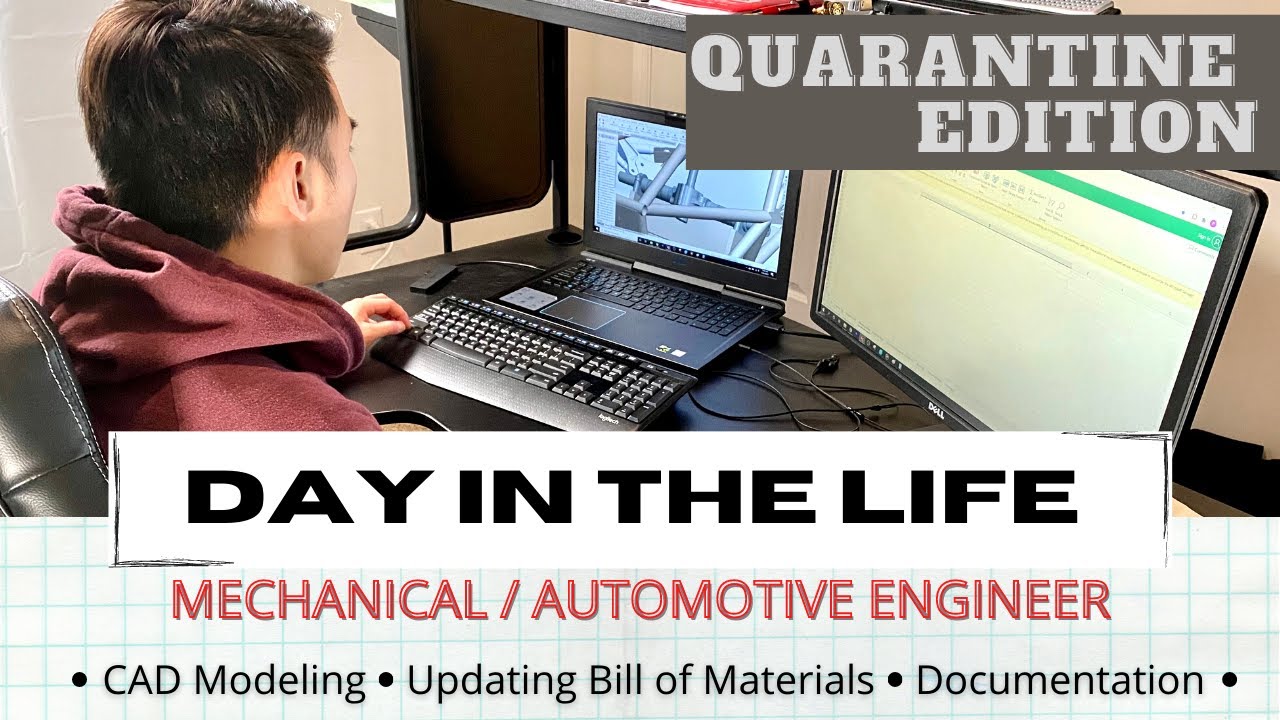 Day in The Life of a Mechanical Engineer (Automotive) | Quarantine Edition