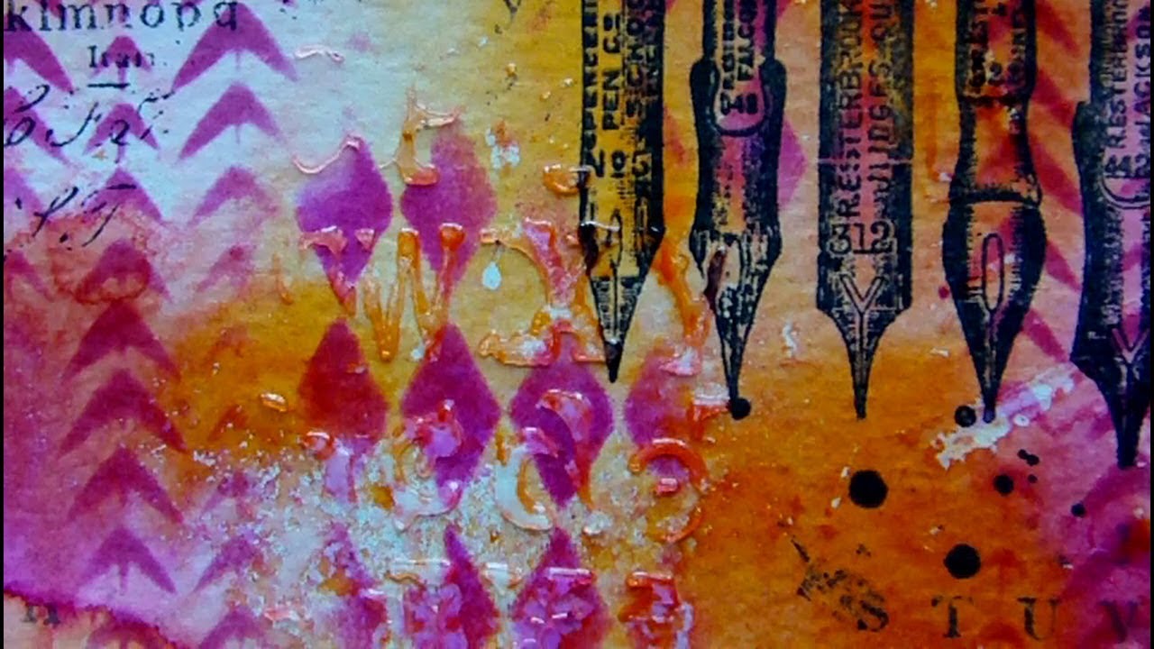 Mixed Media Art Journal Page - Create - Art Journaling