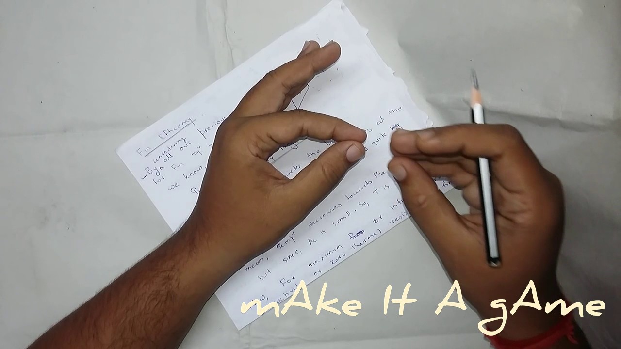 Fin Efficiency | Heat & Mass Transfer | Mechanical Engineering full course