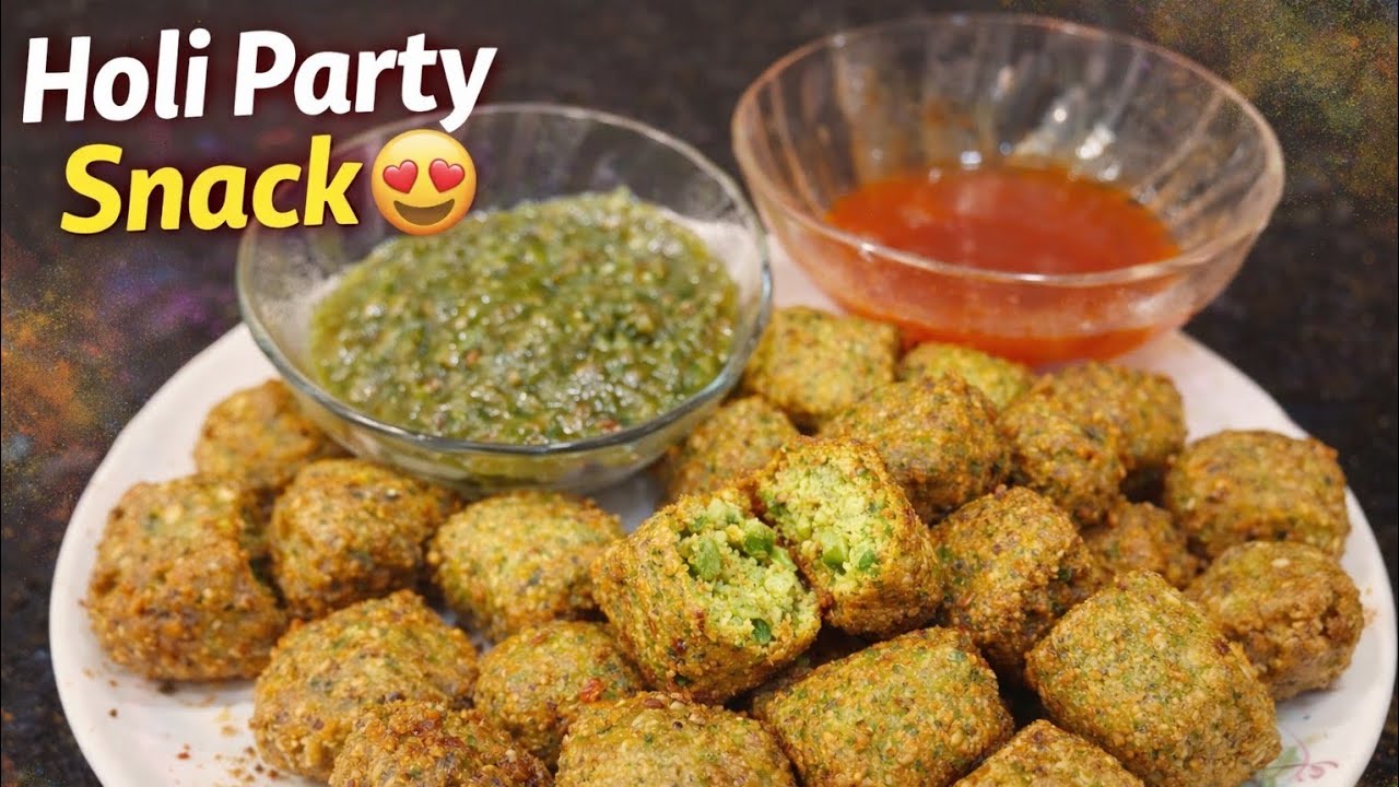 Holi Party Special – Suji ke Crispy Nuggets ❤️