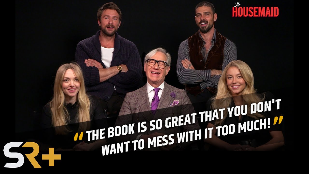 Amanda Seyfried, Sydney Sweeney, Paul Feig & The Housemaid Stars Want You To Forget The Book For Now