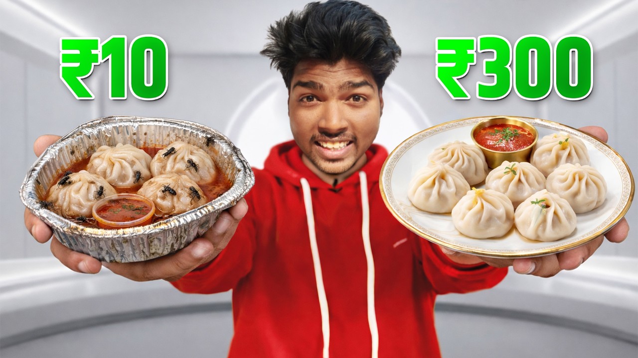 10 vs 30 vs 300 momos 🥧🥢