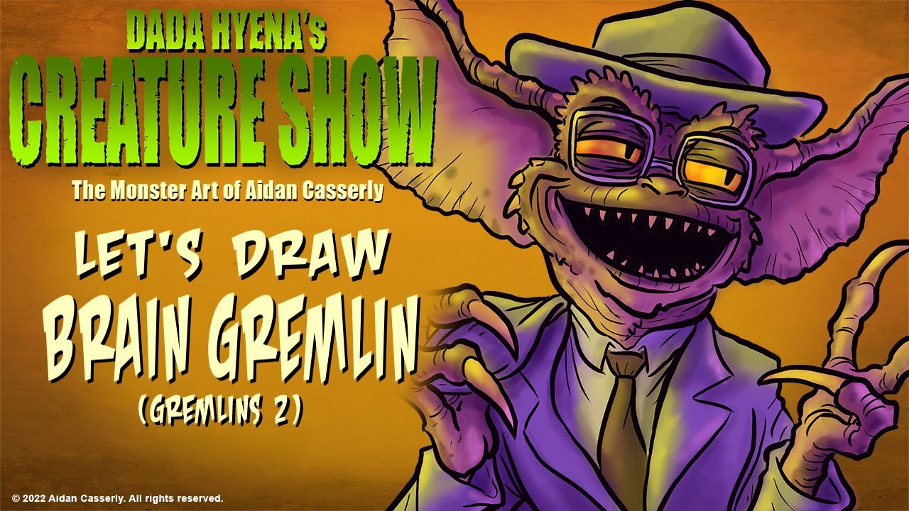 Dada Hyena's Creature Show: Let's Draw Brain Gremlin!