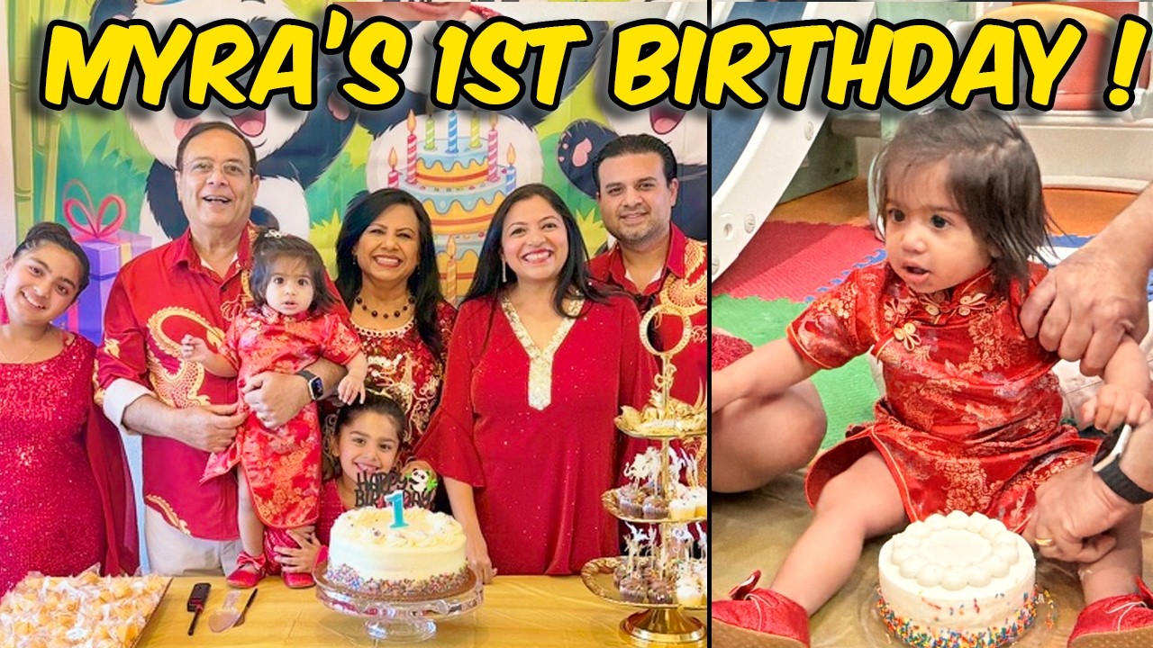 Baby Myra Ki 1st Birthday Prep Ka Hungama 😅 Full Party Menu! Gift Mein Kya Mila?! 🎁 Daily VLOG 80