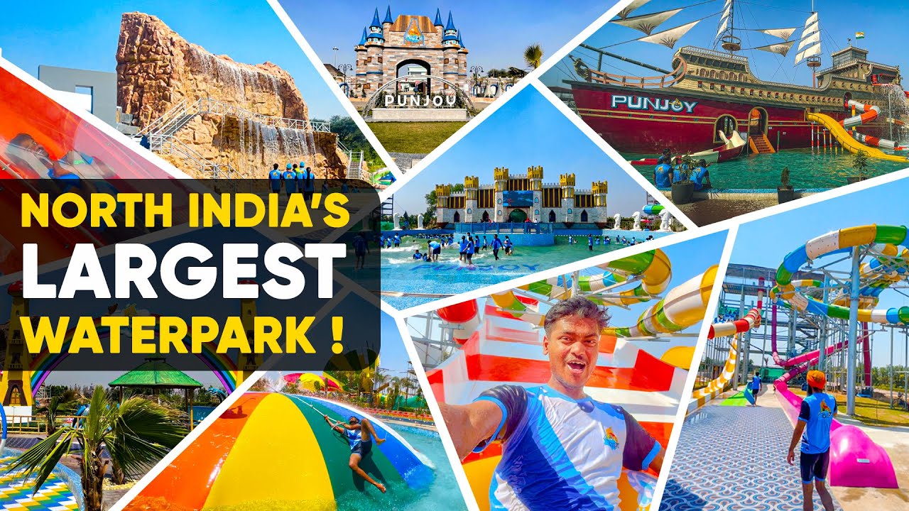 PUNJOY WATER PARK - North India's Largest Waterpark Experience - Bathinda Tour!