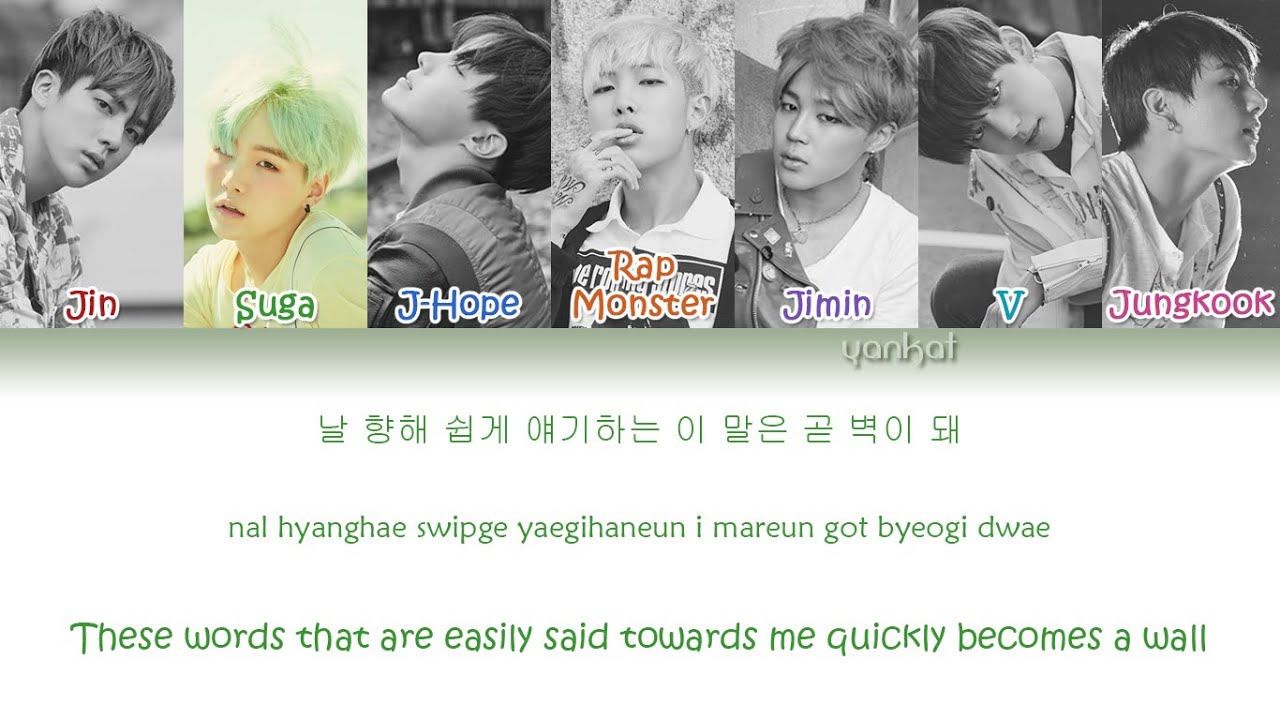 BTS (방탄소년단) &ndash; Whalien 52 (Color Coded Han|Rom|Eng Lyrics) | by Yankat