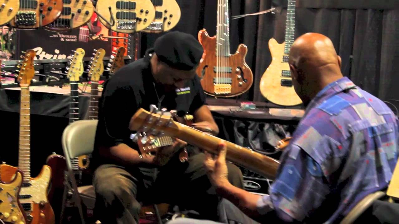 Eugene Gales and Nashid Abdul Jam at NAMM show