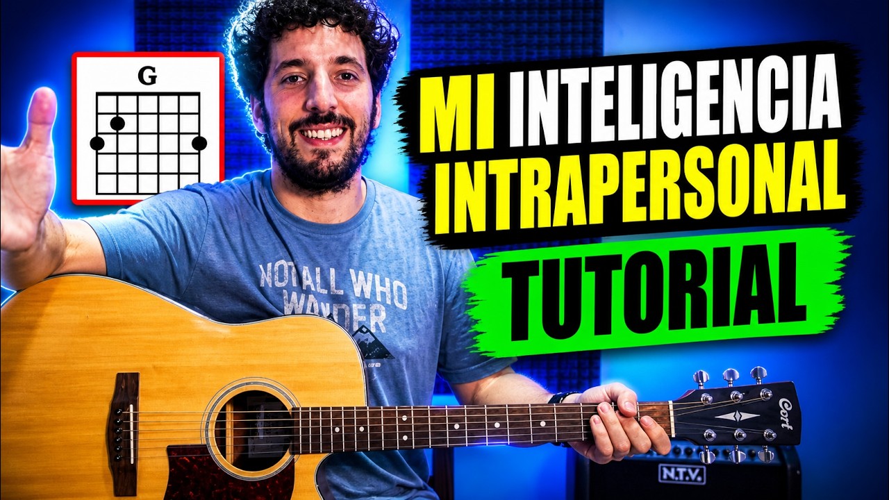 CÓMO TOCAR Mi inteligencia intrapersonal INTOXICADOS |Tutorial guitarra FÁCIL acordes rasgueo punteo