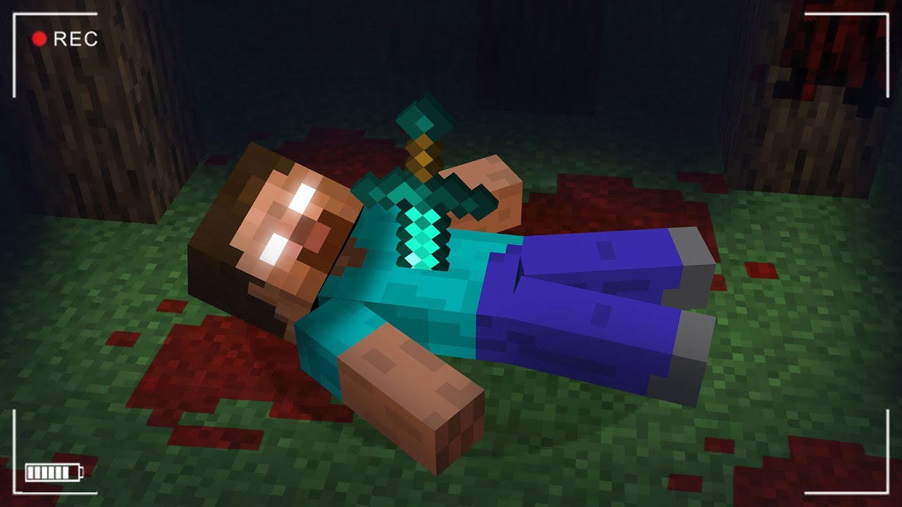Footage of Herobrine's Death in Minecraft...