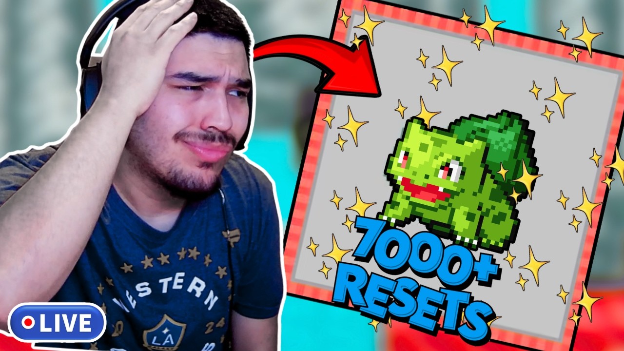 7.5K+ Encounters - SHINY HUNTING BULBASAUR In Pokemon Leaf Green! (DAY 38)