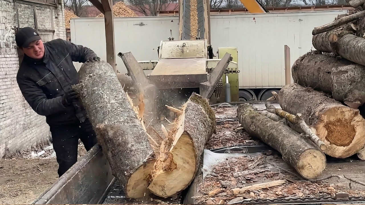 MAX LOG Pressure On Wood Chips Line.