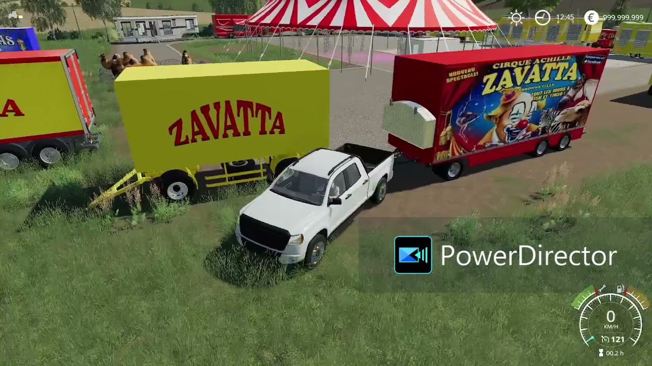 mods fs19 montage de cirque zavatta