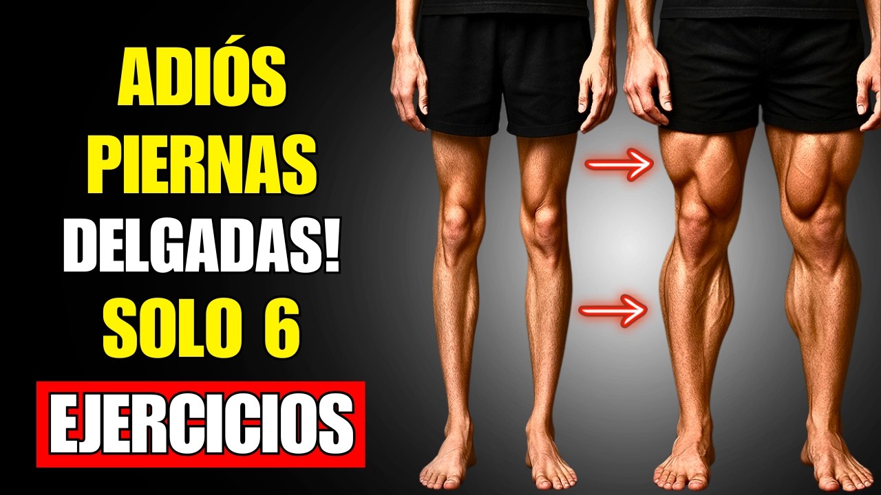 6 Ejercicios Que Transforman Piernas Delgadas en Gruesas (Funciona Independientemente de tu Genética