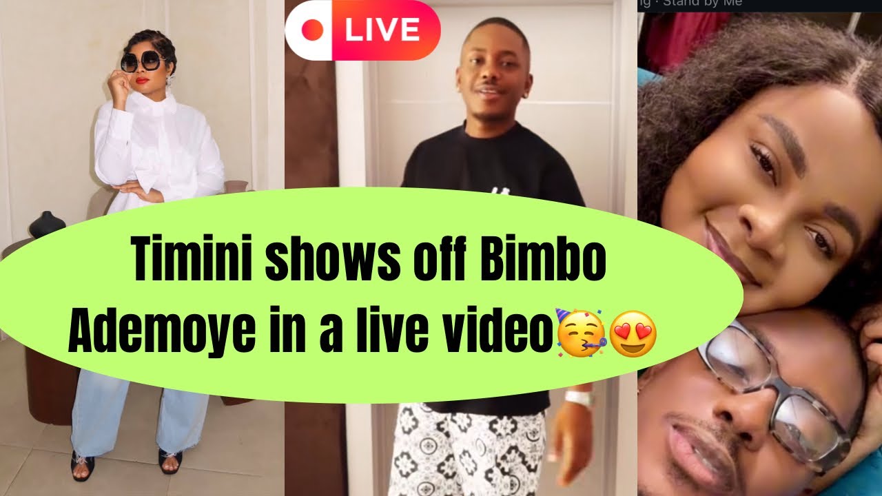 🥳🥳Finally! Watch Timini Egbuson shows off Bimbo Ademoye in video as the one he would forever ch&hellip;