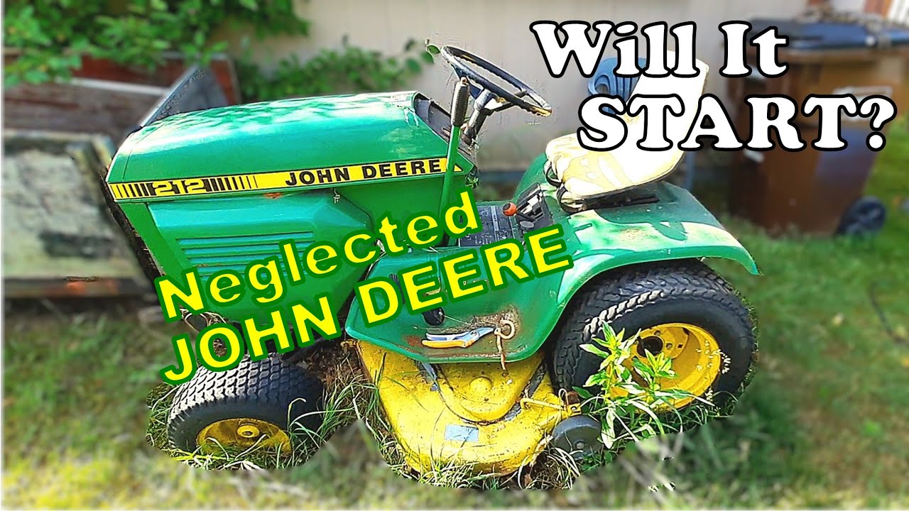 Rescuing Neglected 1970s John Deere 212 - Hasn't Run in Years