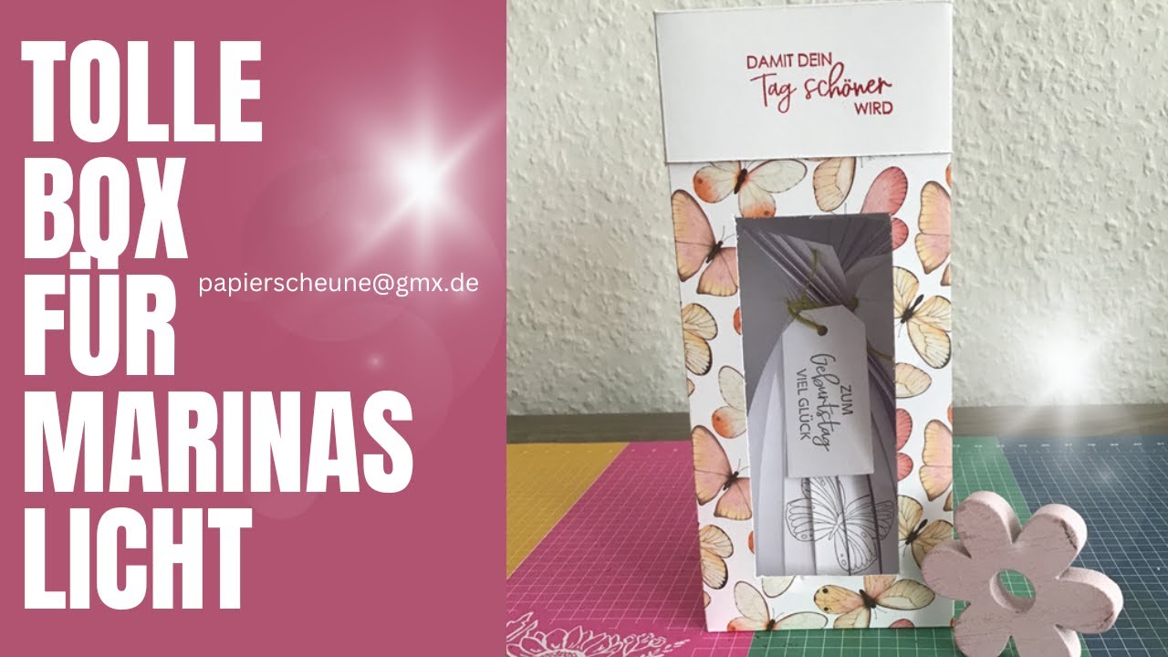 Box für Marinas Licht 💡/ Farbton / CreativeDepot Haul#stampinup#bastelnmitpapier